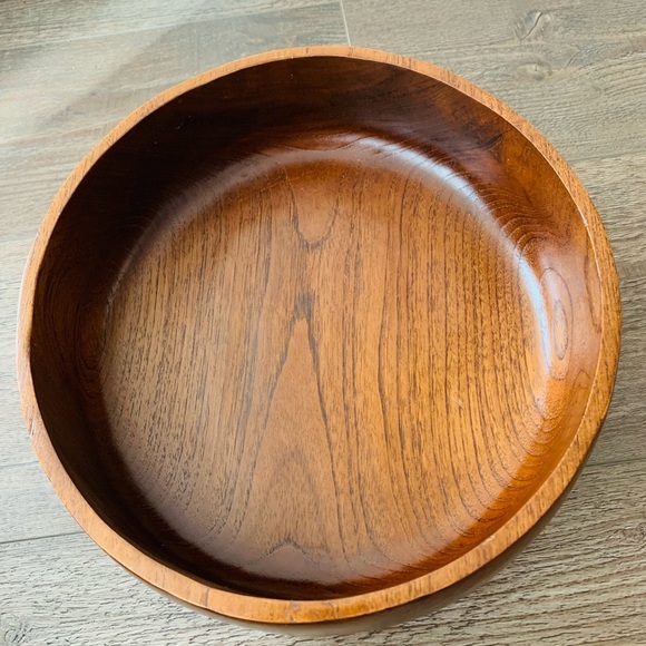 Verity southall teak Wood Bowl - Picture 9 of 12